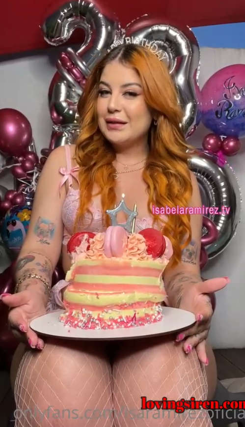 ISABELA RAMIREZ CUMPLEAÑOS 23 XXX