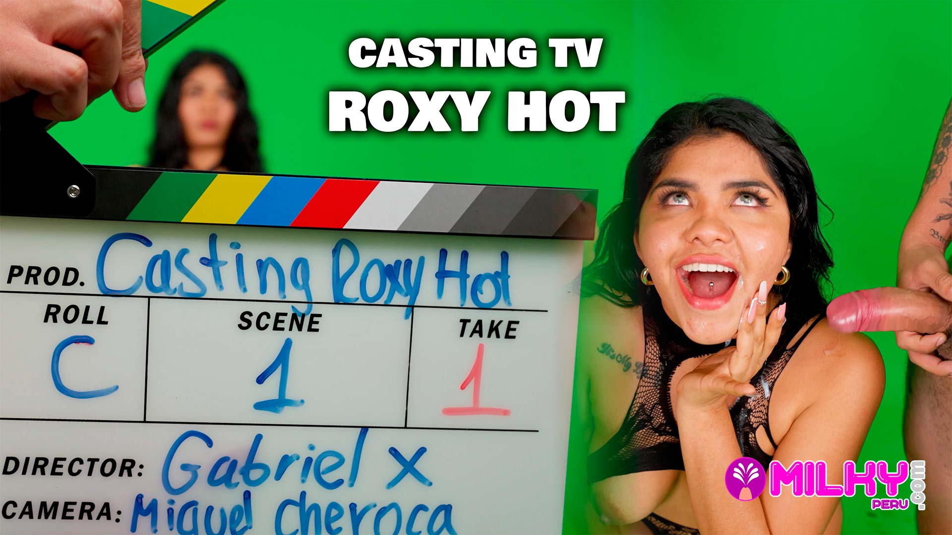 MILKYPERU – Two cocks for the horny ROXY HOT
