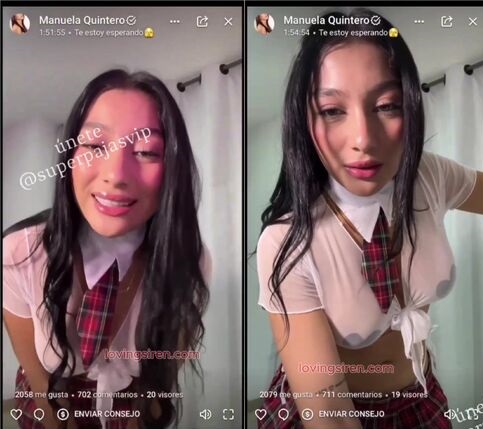 MANUELA QUINTERO – LIVE HOT SEXY COLEGIALA ONLYFANS