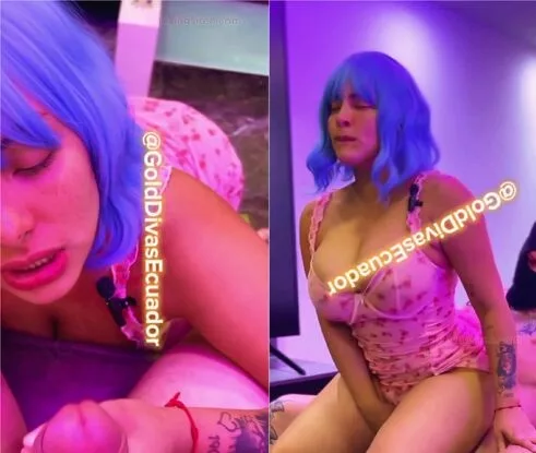 LUISA ESPINOZA – ECUATORIANA CULONA COGIENDO PELI AZUL