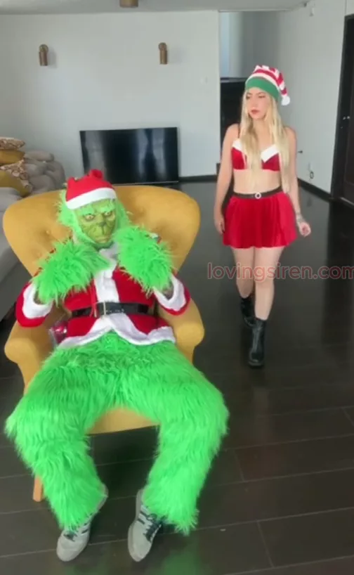 CATRINA SAUVAGE – ME FOLLO AL GRINCH PARA SALVAR NAVIDAD XXX