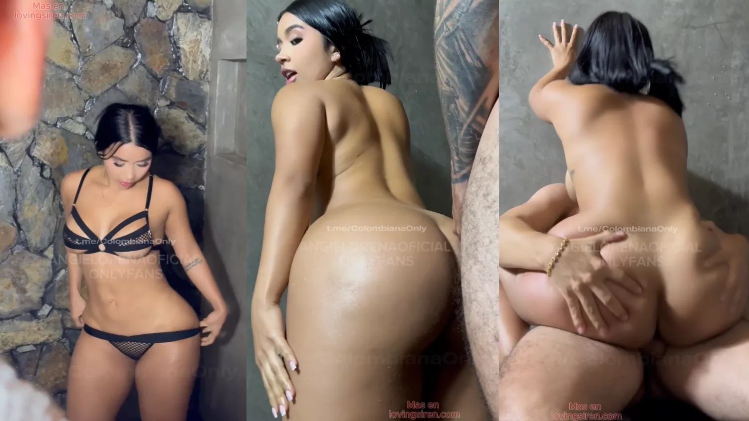 Angie Lorena – Colombiana Invita a la Ducha a su Novio en un Momento Muy Hot