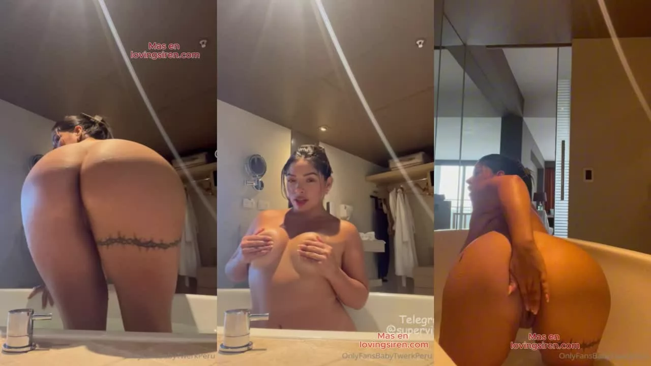 Bagiolet Vasquez (babytwerkperu) – Sexy Sesión en el Jacuzzi para OnlyFans (Exclusivo VIP)