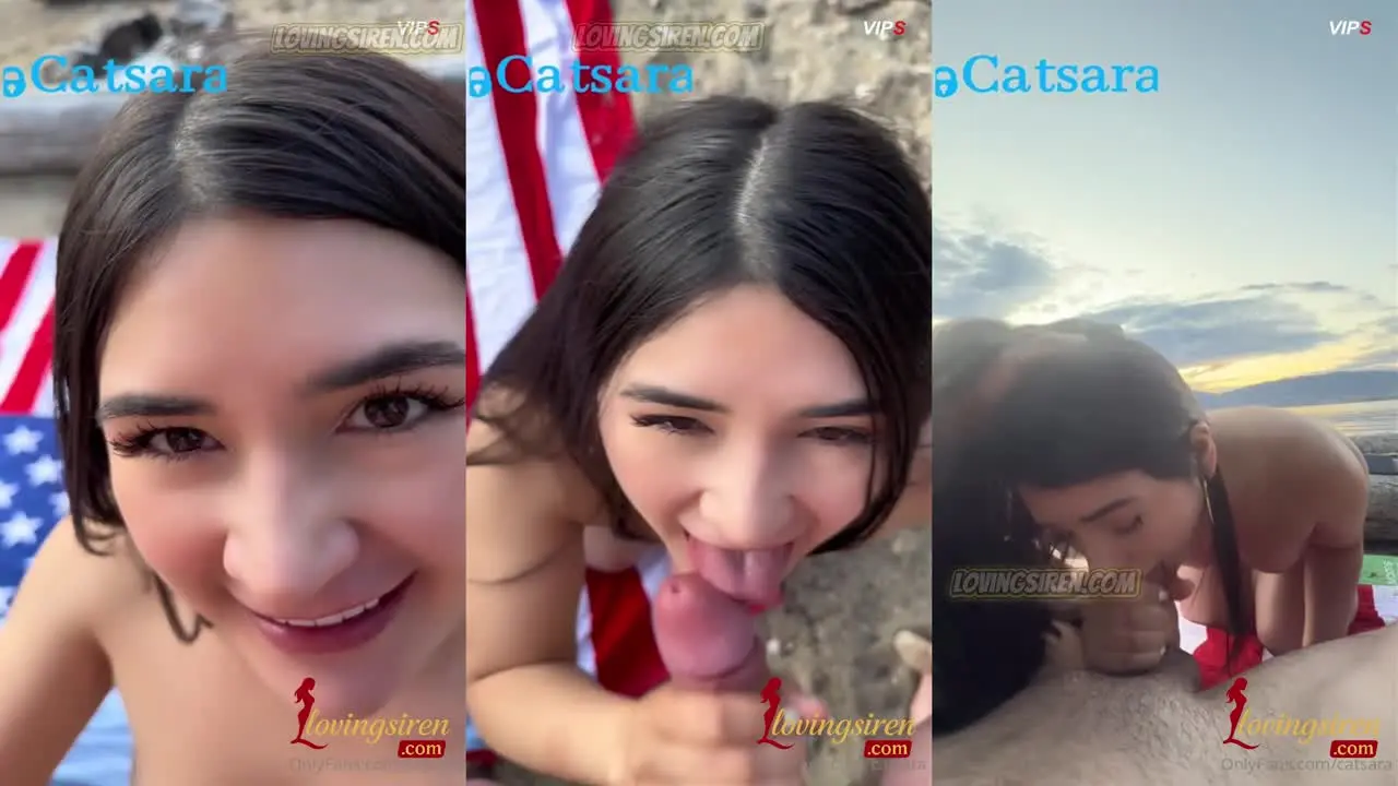 CATSARA – ONLYFANS – SE LA CHUPO A MI NOVIO EN LAS ORILLAS DE LA PLAYA XXX