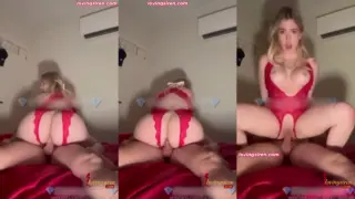 FRANCESCA TRISINI – ONLYFANS – ME COGEN EN LENCERIA XXX