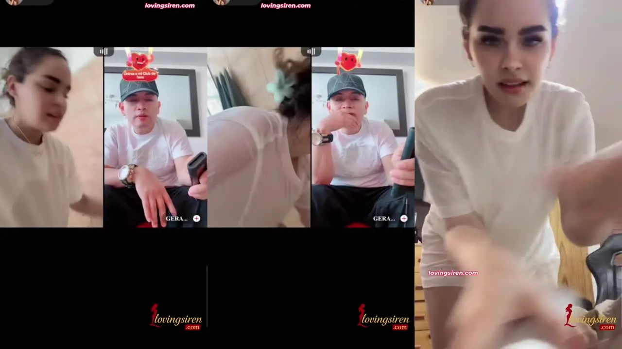 MARIA GRAZIA LA PATITO – RETO TIKTOK POLITOS MOJADOS CON GERALD OROPEZA