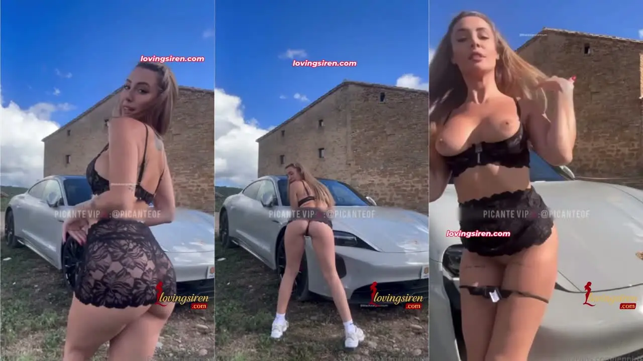 JENNIRB – VIDEO JUGUETEANDO ENCIMA DEL AUTO XXX