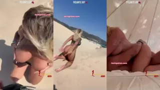 SARAYROBLES – TETONA ESPAÑOLA FOLLANDO EN LA PLAYA XXX