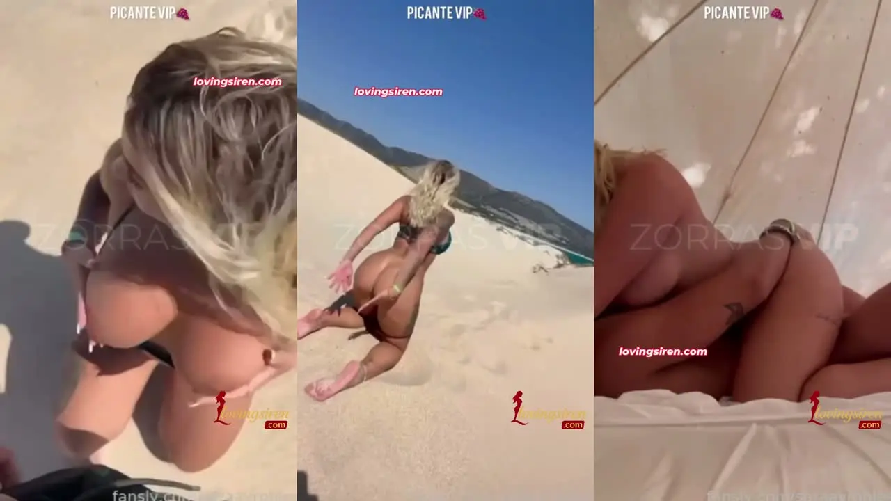 SARAYROBLES – TETONA ESPAÑOLA FOLLANDO EN LA PLAYA XXX