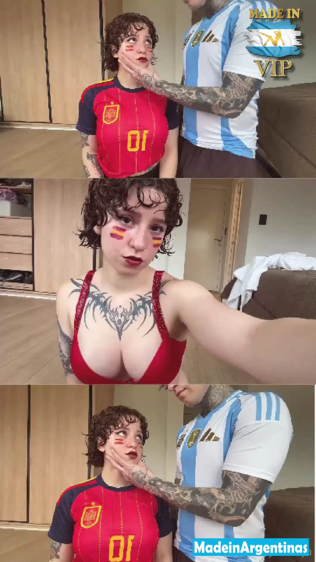 BRUJITA ROJA – ARGENTINO SE FOLLA A ESPAÑOLA POR EL CULO